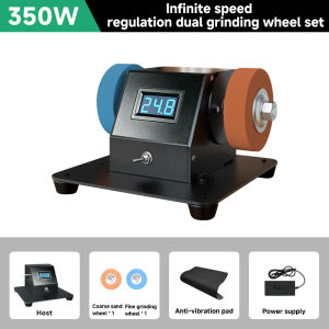 350W Benchtop Sander/Grinding Machine 7-Speed Adjustable Electric Polisher Suitable for Tool Grinding