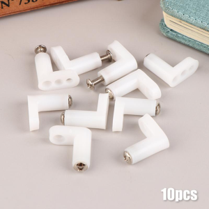 CANICECA Plastic PCB Mounting Brackets Anti Vibration with Screws L Type Bracket Portable Wear Resistant Circuit Board Mounts for Securing Motherboards Hosts and Circuit Boards