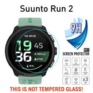 3 pieces Suunto Ocean Race 2 S Run 2 Traverse Alpha Vertical 0.3mm 9H PET Shock Absorption Screen Protector Guard