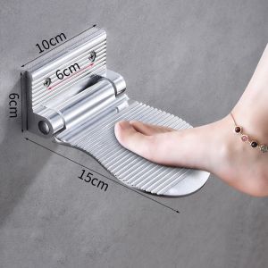 Sincecu Adjustable Shower Footstool – Non-Slip Aluminum Footrest | For Pregnant Women & Elderly Height Adjustable