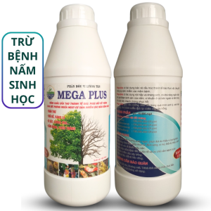 MEGA POWER Chế Phẩm Sinh Học Trừ Bệnh cho Cây Trồng Thán Thư Thối Nhũn Rỉ Sắt Sương Mai -1 Lít