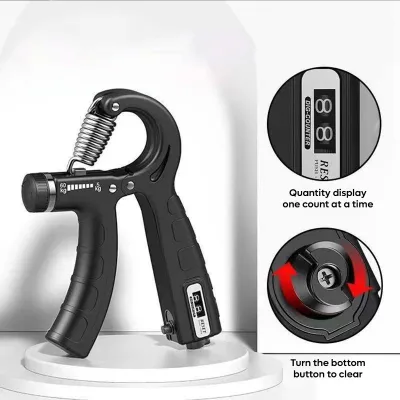 5kg-100kg Adjustable Hand Grip Gripper Fitness Hand Exerciser with Counter Durable Hand Strength 握力器