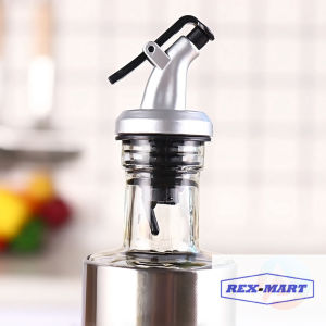 Tutup Botol Multifungsi [Premium Quality] Wine Kecap Madu Sirup Minyak Spirit Liquor Bahan Rubber & Stainless Steel Flow Bottle Pourer Perlengkapan Dapur Cafe REX-MART (BAYAR DITEMPAT/COD)