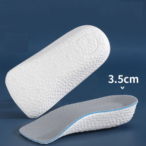 OLIKEI Arch Support Height Increase Insole for Men Women U-shaped Invisible Heightening Pad Heel Pads Sweat-absorbent Breathable Sports Half Insole