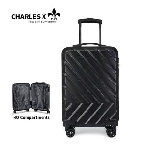 CHARLES X Luggage 20-inch universal wheels waterproof and lightweight suitcase
