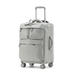 Airway Oxford Cloth Multi-Pocket Storage Suitcase Only Weight 2.1kg Ultra-Light Oxford Cloth Luggage Boarding Case Suitcase 20inch Trolley Case Travel Storage Portable Luggage Organizer Password Suitcase Gift Traveling Bag Travel Kit Packing Cube