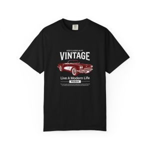 FIL FUTURE Vintage Classic Car Graphic T-Shirt – Retro Modern Streetwear Cotton Tee for Men & Women