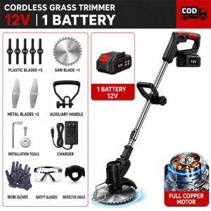 Electric Lawn Mower Rechargeable Lithium Battery Grass Cutter Cordless Grass Trimmer Portable Wireless Grass Cutter Trimmer Portable Original