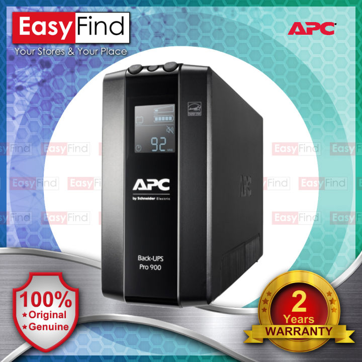 APC BR900MI Back UPS Pro BR 900VA, 6 Outlets, AVR, LCD Interface | Lazada