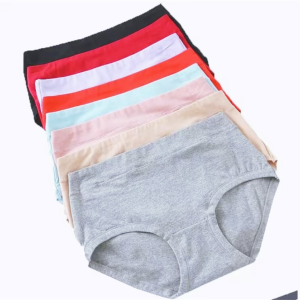 YANSY 95% Pure Cotton Women Panties Cotton Fabric Medium Waist Tummy Control Elastic Design Elastic Womens Underwear
