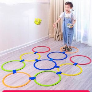 Set 10 vòng chơi nhảy cho bé 38cm có khớp nối Đồ chơi vận động-HAUSE