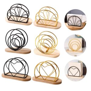 QFV5F Nordic Style Metal Napkin Holders Freestanding Space-Saving Tissue Storage Rack Convenient No-slip Vertical Napkin Dispenser Kitchen