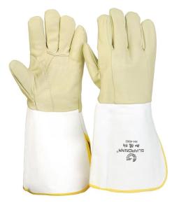 Ycall 6 Pairs Heavy Duty Leather Welding Gloves Heat Resistant Rubberized Grip Waterproof Mechanics Construction Safety Gloves