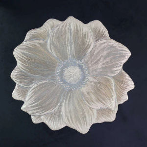 Lotus Shape Gold Foil Placemat Elegant Dining Table Mat Decorative Home Table Decor Domi