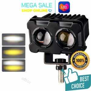 MOFOX V4 40W Mini Driving Light – Dual Color Hi/Lo Strobe Waterproof Auxiliary Spotlight