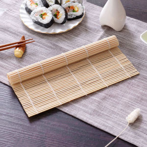 Cuộn Mành Tre Cuốn Cơm 23cm Làm Kimbap Truyền Thống Dụng Cụ Làm Cơm Cuộn Sushi Chống Nóng Nhanh Gọn Đảm Bảo Vệ Sinh