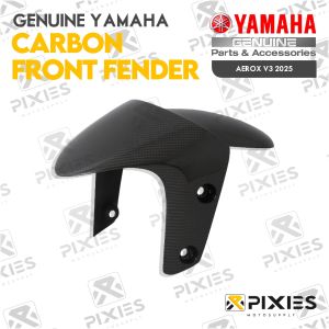 YAMAHA GENUINE ACCESSORIES PURE CARBON FRONT FENDER FOR AEROX V3 2025