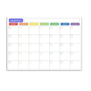 GIORGIONE Home Office Kitchen A3 ic Grocery List Work Plan To Do List Month Planner Plan Notepad Fridge Stickers Memo Message Board