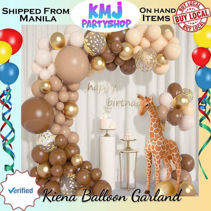 Balloon Garland Kit Nude Blush & Gold Balloon Arch / Balloon Decor