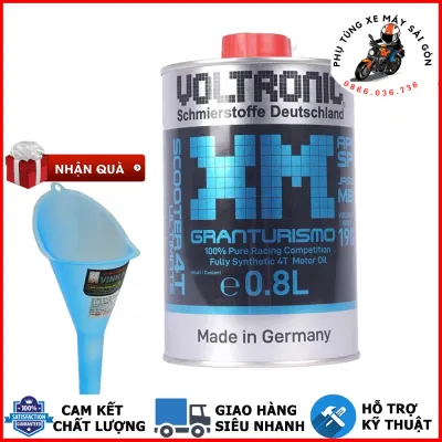 Nhớt xe ga Voltronic XM Scooter Ultimate 800ML tổng hợp 100% - Nhập khẩu Đức [Mua 5 tặng 1 phểu]