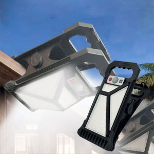 โคมไฟพลังงานแสงอาทิตย์แบบคลิปกันน้ำขนาดกะทัดรัดกลางแจ้งและแบบพกพาโคมไฟโคมไฟในสวนโคมไฟอัตโนมัติลานบ้านบันไดโรงรถ