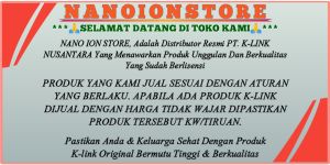 K ION NANO PREMIUM 5 KACAMATA TERAPI KESEHATAN ANTI RADIASI BERENERGI ION ORRIGINAL K-LINK