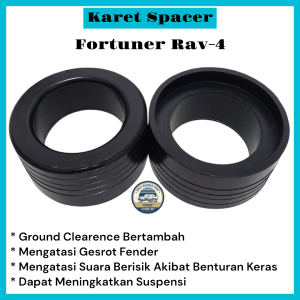 Karet Spacer Tatakan Per Keong Belakang Toyota Rav4 1994-2000 Tebal 5cm 1Set(2Pcs)