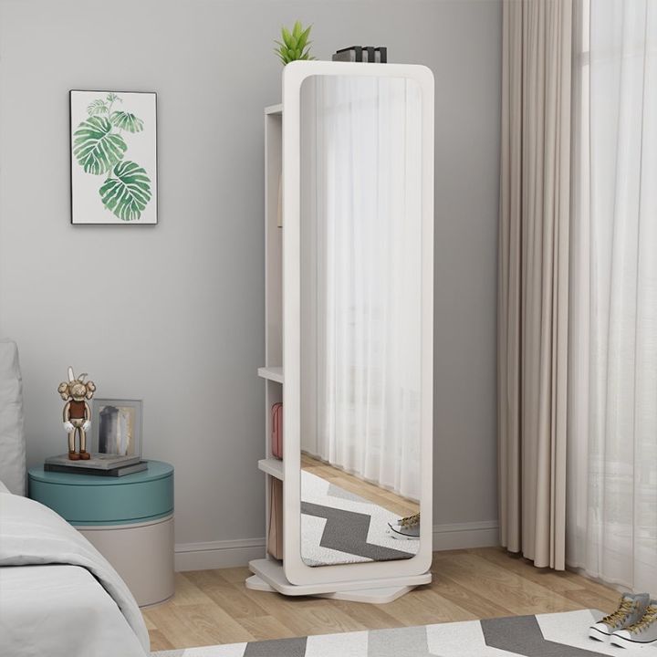 Dressing Mirror Hanger Integrated Full Body Floor Mirror Storage ...
