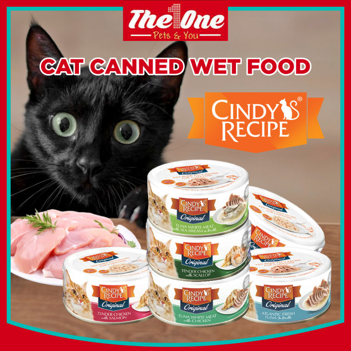 Malaysia Stock) Cindy's Recipe Original Cat Wet Food Canned Cat