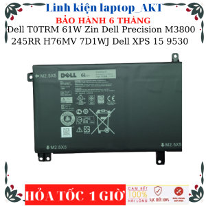 [PIN ZIN]Pin Laptop Dell T0TRM 61W Zin Dell Precision M3800 245RR H76MV 7D1WJ Dell XPS 15 9530