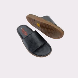 Dép nam quai ngang da bò DT008 đế doctor đơn giản thích thì nhích