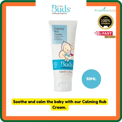 Buds Soothing Organics Calming Rub Cream | 30ML & 50ML | EXP: 10/28 & 07/29