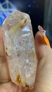 Trụ đá Thạch anh Lemurian tự nhiên lấp lắm tán sắc thiên định vũ trụ năng lượng cực mạnh 799