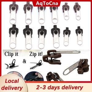 [COD] AqToCna Ship within 24 hours 6pcs Instant Zipper Universal Instant Fix Zipper Repair Kit Replacement Zip Slider for DIY Sew