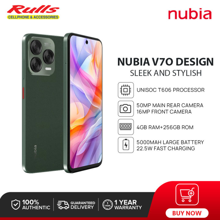 Nubia Phone With Selfie Camera Under Screen Nubia V60 Design 4GB+