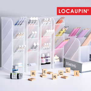 Locaupin Office Desk Organizer Stationery Storage Box Pen Storage Cosmetics Knife and Fork Storage Chopsticks Storage