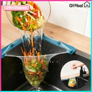 【24H COD】Triangular Sink Strainer Net Sink Garbage Filter Anti-blocking Kitchen Tool