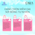 Bông tẩy trang Calla Tròn Mịn Bông Bạch Tuyết (100% cotton) bông mềm dai tự nhiên, làm sạch da mặt sạch sâu hàng ngày. 