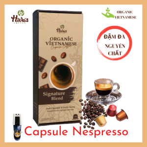 [CÀ PHÊ TƯƠI TẠI XƯỞNG] Cà phê viên nén tương thích Nespresso chính hãng HIVAS COFFEE 10v nhôm Thơm GU ĐÂM đà vị chocolate hậu ngọt tự nhiên. Giá TỐT tại xưởng Mua nhiều giảm nhiều