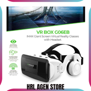 (BEST SELLER) Shinecon VR Box IMAX Giant Screen Virtual Reality Glasses with Headset / vr box imax untuk semua hp 360 asli lengkap 1 set game 3d 4d remote control headset murah gaming full set bagus promo gratis ongkir cod