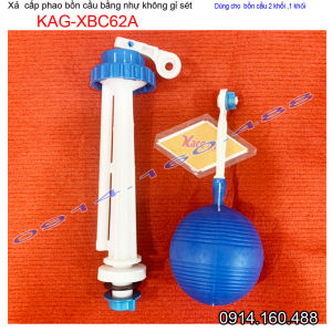 [HCM]Phao cấp nước bồn cầu dococer KAG-XBC62A cụm cấp nước cho xí bệt phao xả bồn cầu lắp vừa 99% bồn cầu