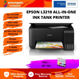 Epson L3210 (Replacement of L3110 Ecotank All-In-One Ink Tank Printer Replace L360 - Print/Scan/Copy
