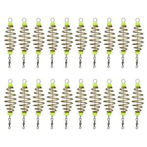 Bộ 20 phụ kiện câu cá mồi hộp đồ câu cá phát sáng với đậu phát sáng và lò xo cho Mồi Câu Cá cá chép tôm