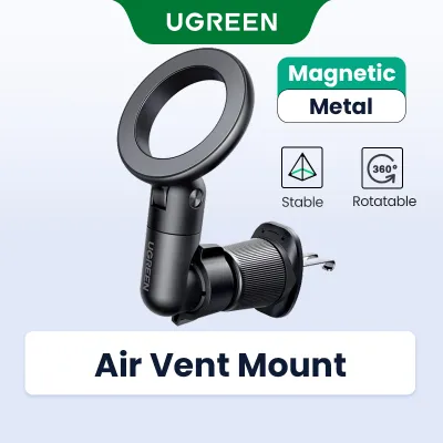UGREEN Magsafe Car Air Vent Mount for iPhone 16 15 14 13 Pro Max Samsung Galaxy S24 S23 Ultra