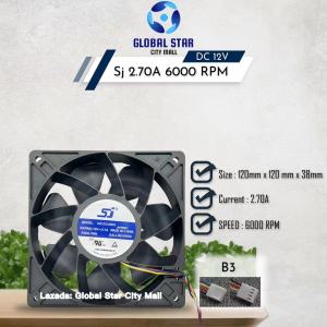 Original SJ 6000rpm DC 12V 2.70A Miner Cooling Fan [NEW]