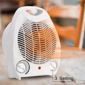 Electric Small Space Heater 2 in 1 Heating Cooling Thermostat Heater Portable Hot and Cold Fan