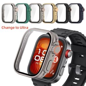Change to Ultra Watch Cover For Huawei Watch Fit 4 Pro Hard PC Case Glass Bumper Shell Screen Protector Smartwatch Accessories