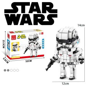2026 Star Wars Toys Building Blocks ‌ Darth Vader lega Character General Griffith Model Building Blocks for Birthday Gifts