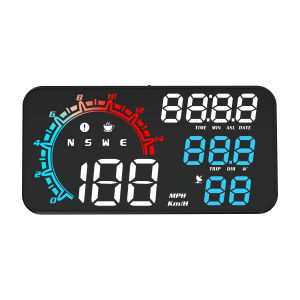 G10 Auto GPs Head Up Display USB Car HUD Projector Speedometer with Compass Security Alarm Electronic Accessories For All Cars