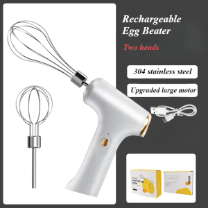 Wireless Electric Egg Beater Milk Frother Hand Blender Powerful Dough Egg Beater Baking Kitchen Tool Egg beater